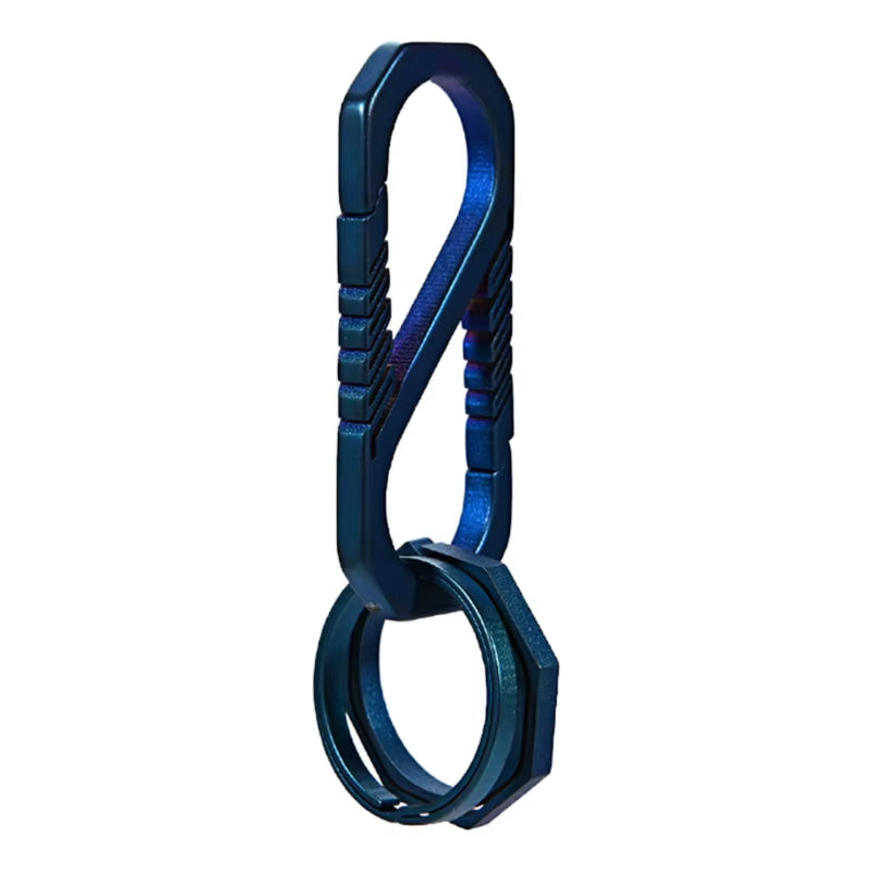 Have you ever had a Carabiner break on you going down the trail and suddenly you have one shoe? Not anymore, these Titanium alloy Carabiners are made of Aircraft grade Titanium alloy and designed in a single piece to prevent malfunctions!