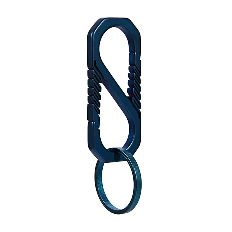Have you ever had a Carabiner break on you going down the trail and suddenly you have one shoe? Not anymore, these Titanium alloy Carabiners are made of Aircraft grade Titanium alloy and designed in a single piece to prevent malfunctions!