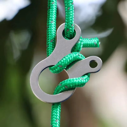 Ultralight Aluminum Guyline Tensioner (3-Hole Design)