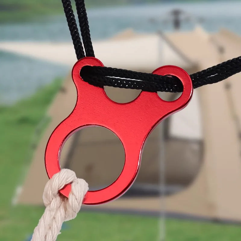 Ultralight Aluminum Guyline Tensioner (3-Hole Design)