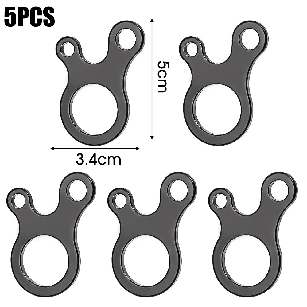 Ultralight Aluminum Guyline Tensioner (3-Hole Design)