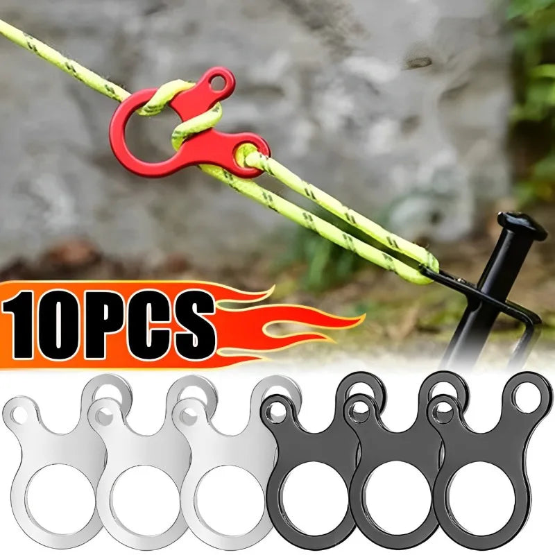 Ultralight Aluminum Guyline Tensioner (3-Hole Design)