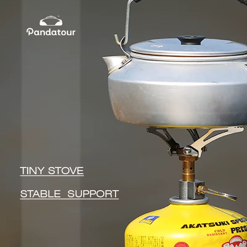 Outdoor High Efficiency Ultralight Stove Fire Heater Camping Gas Burner Hiking Picnic Sturdy Gas Burner Folding