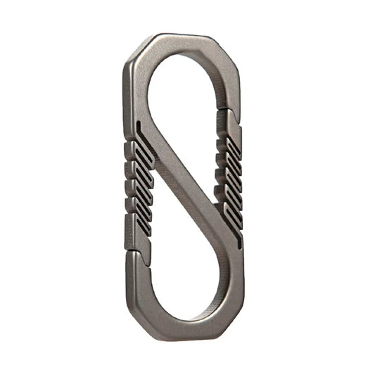 Have you ever had a Carabiner break on you going down the trail and suddenly you have one shoe? Not anymore, these Titanium alloy Carabiners are made of Aircraft grade Titanium alloy and designed in a single piece to prevent malfunctions!