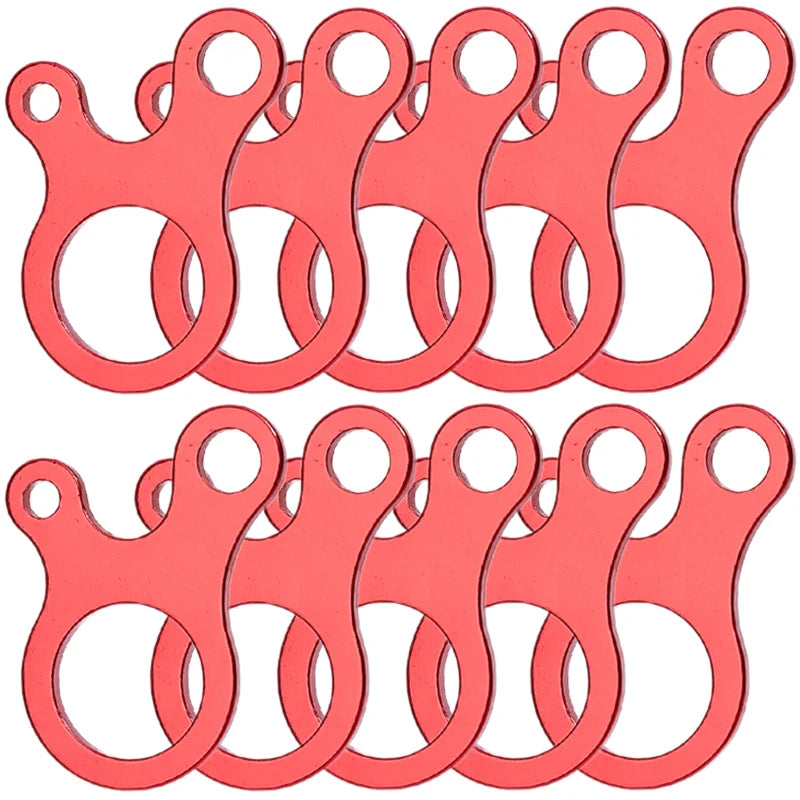 Ultralight Aluminum Guyline Tensioner (3-Hole Design)