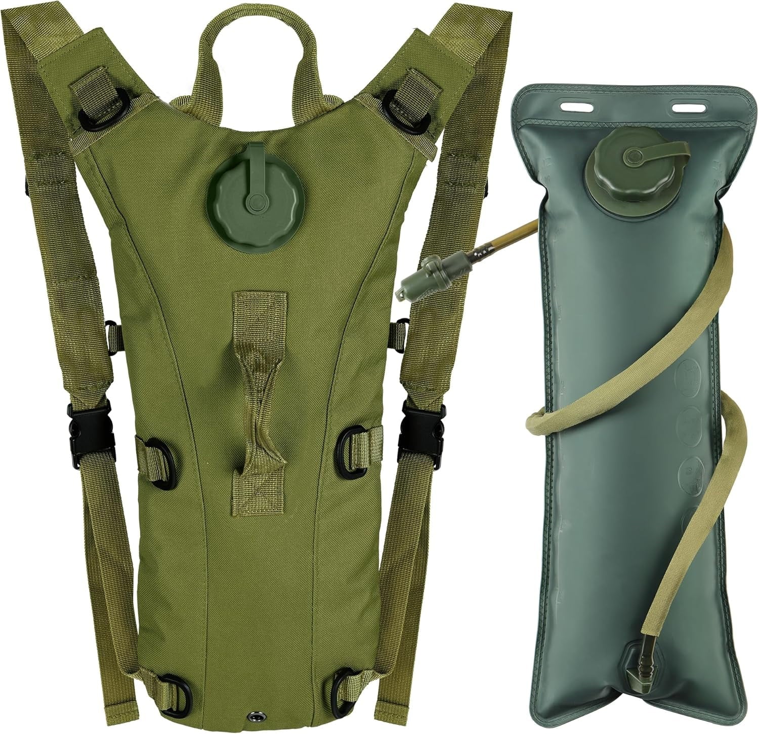 3L Water Bladder Bag Hiking Camping Hydration Backpack Outdoor