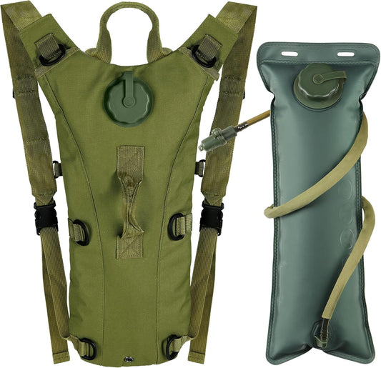 3L Water Bladder Bag Hiking Camping Hydration Backpack Outdoor
