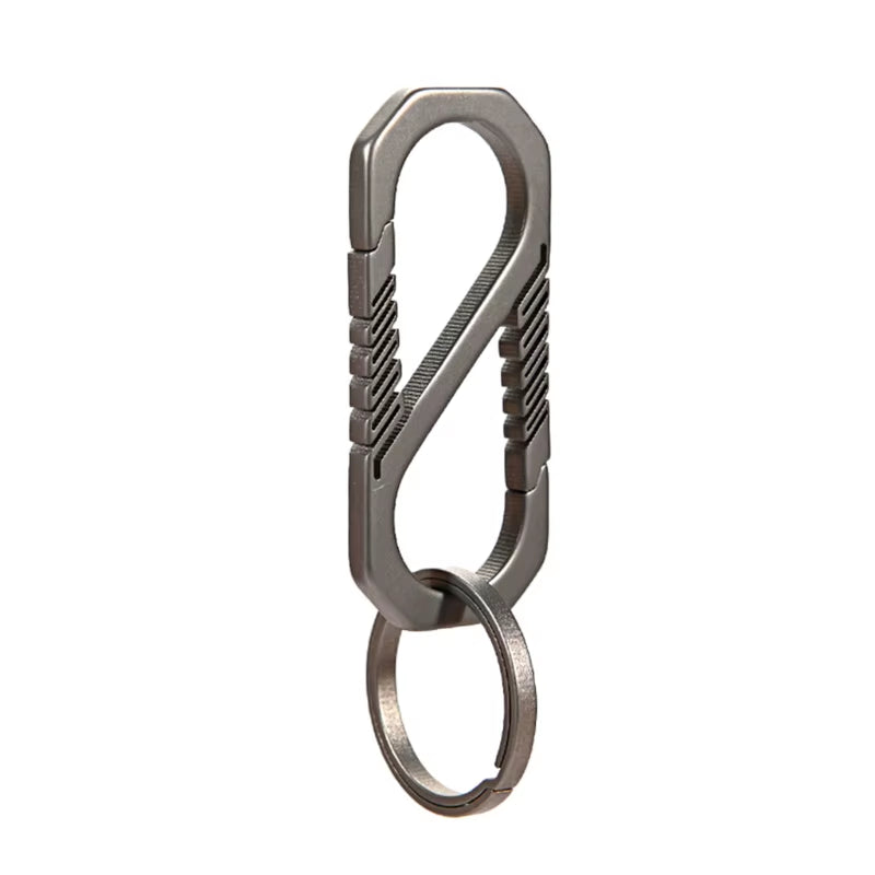 Have you ever had a Carabiner break on you going down the trail and suddenly you have one shoe? Not anymore, these Titanium alloy Carabiners are made of Aircraft grade Titanium alloy and designed in a single piece to prevent malfunctions!