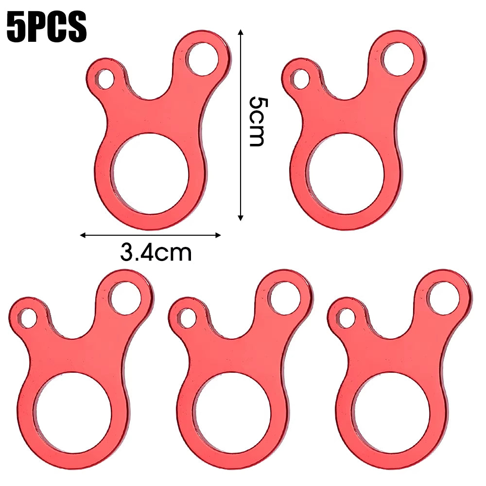 Ultralight Aluminum Guyline Tensioner (3-Hole Design)