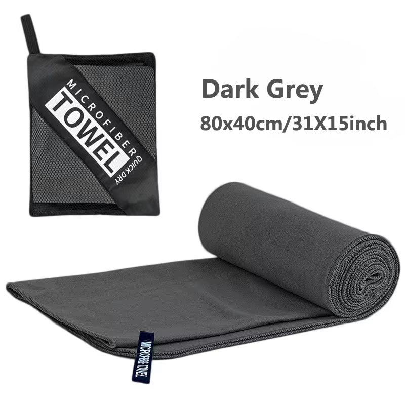 Quick-Drying Microfiber Camping Towel Super Absorbent Gym/Swimming Towel 40X80Cm Lightweight Sports/Beach/ Travel Towels