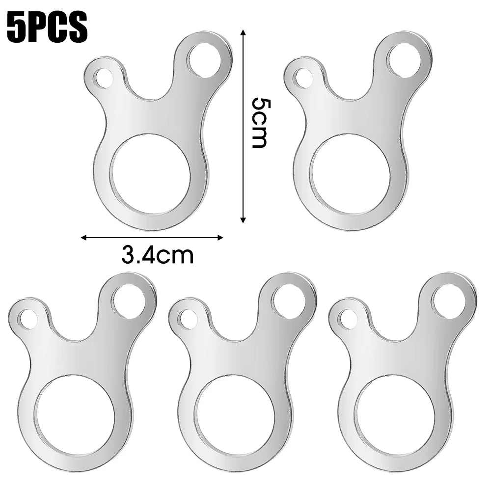 Ultralight Aluminum Guyline Tensioner (3-Hole Design)